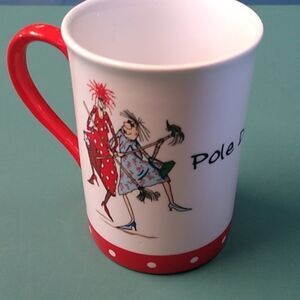 Russ Pole Dancing Mug 10 oz Granny's in Dresses with Mops Funny Mug!